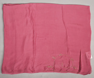 Shaded Onion Pink Chiffon Saree with Cutdana Keri Jaal