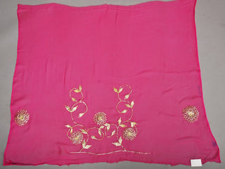 Shaded Pink Chiffon Saree with Sekhiya Gota Jal work