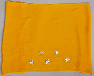 Mustard Chiffon Saree with Charkhi Gota Jal with Bijia